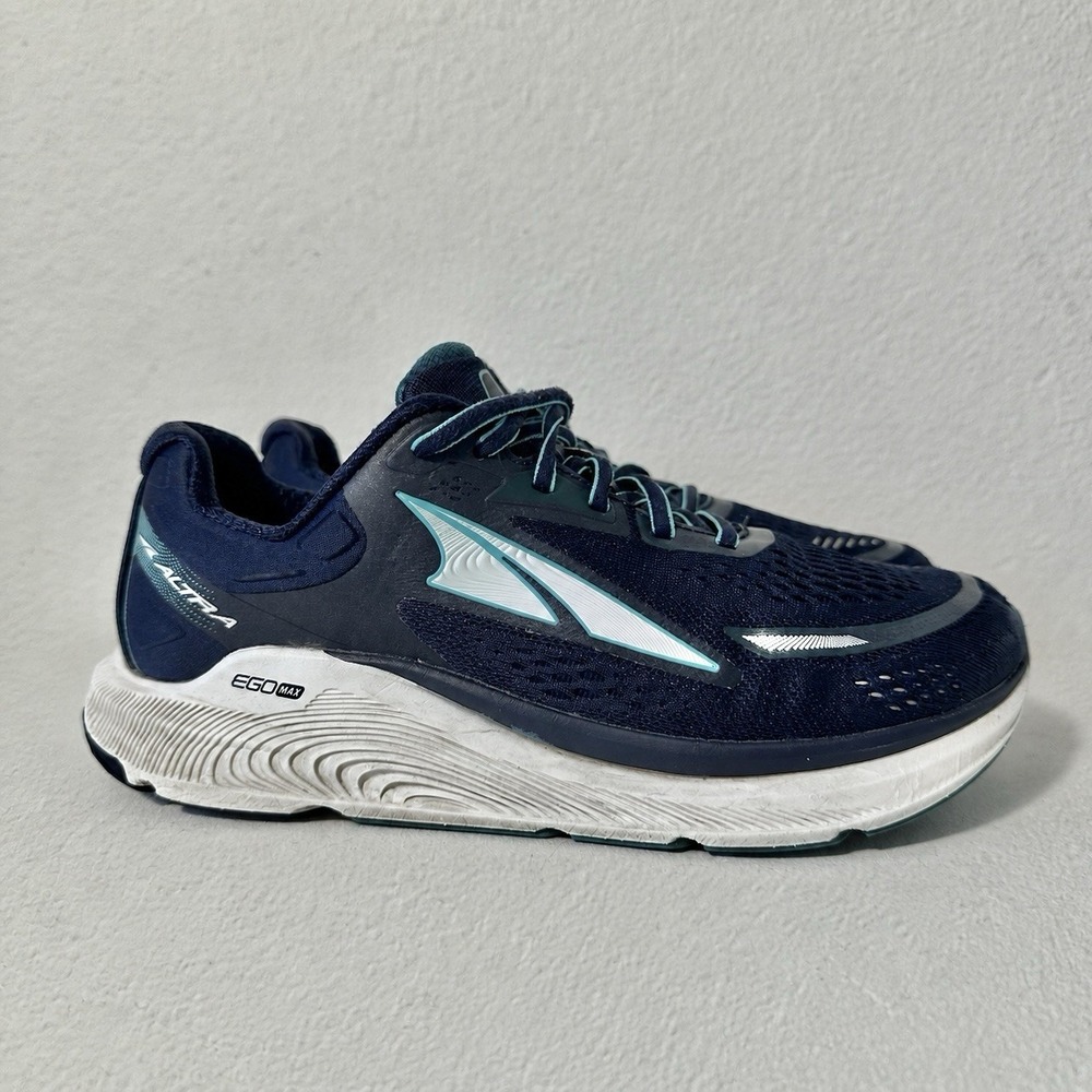 Altra Paradigm 6 Running Shoes Navy Blue Green Zero Drop Women Size 9.0